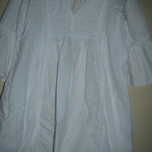 WOMENS 100% COTTON BEACHY TOP - CUTE - SIZE SMALL - NEW!